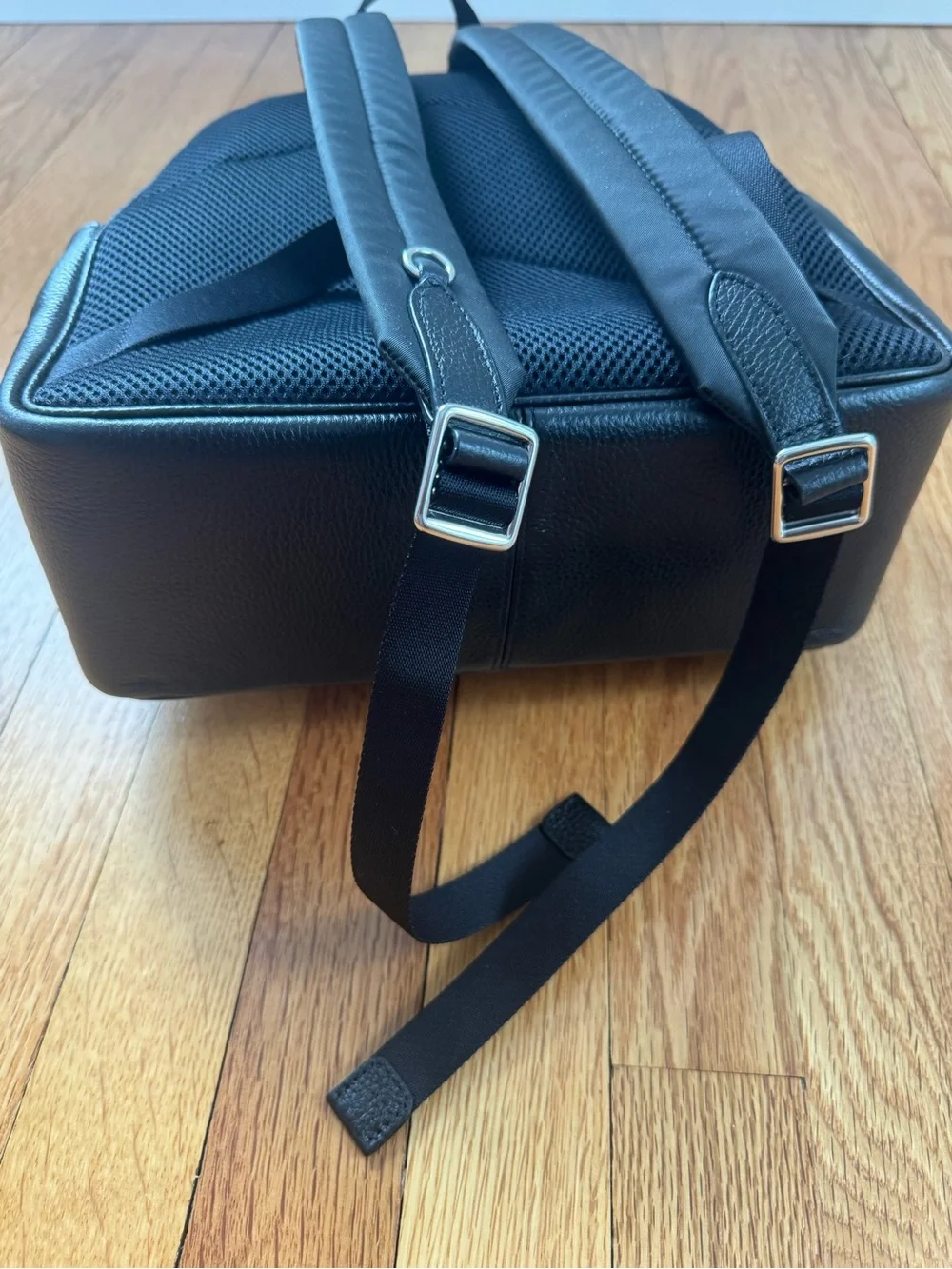 Coach Black Signature Mini Backpack with Gold Logo
